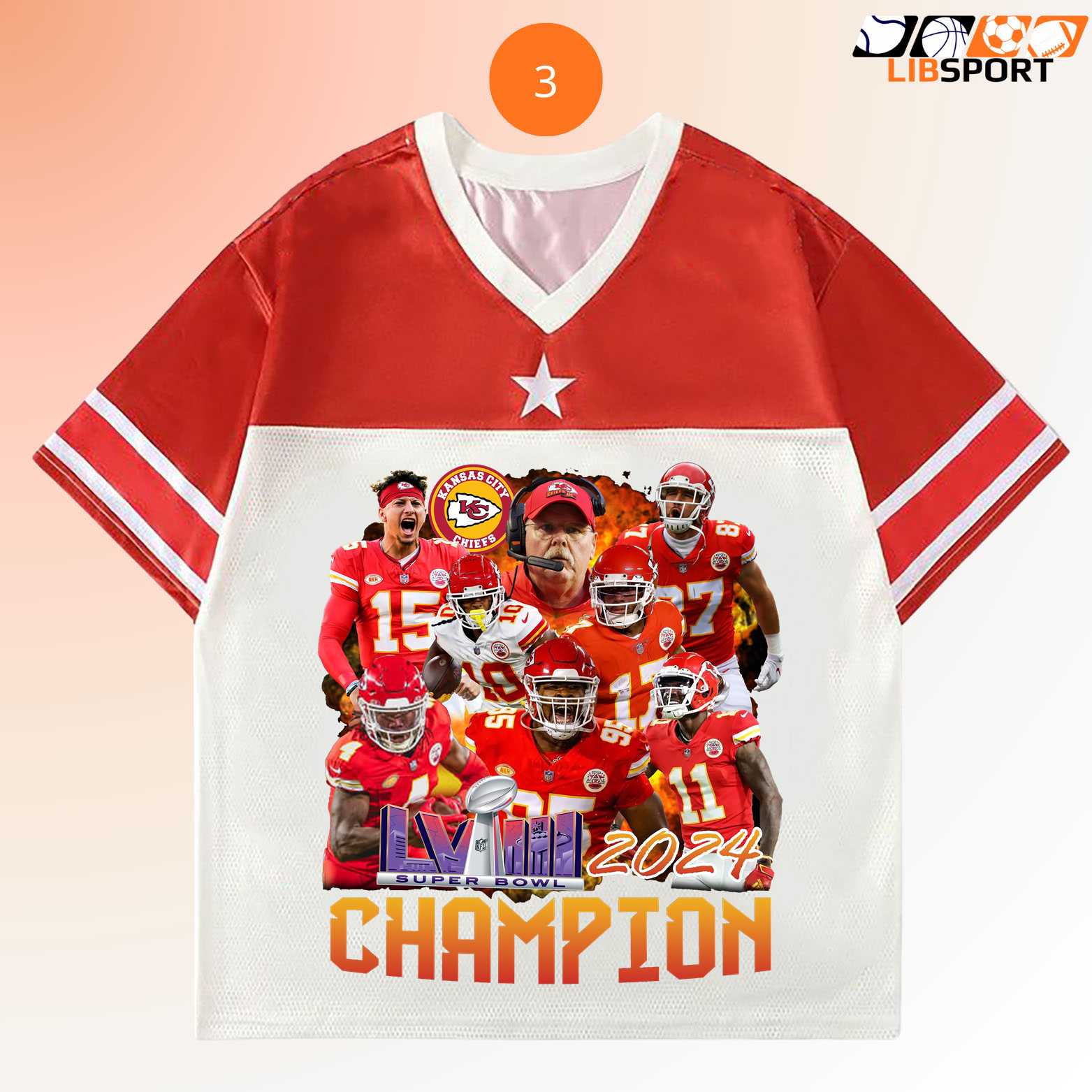 Kansas City Chiefs Champion Jersey, Nfl Shirt, Unisex Football Tee